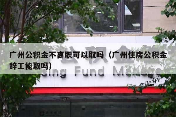 成都公积金不离职可以取吗（成都住房公积金辞工能取吗）